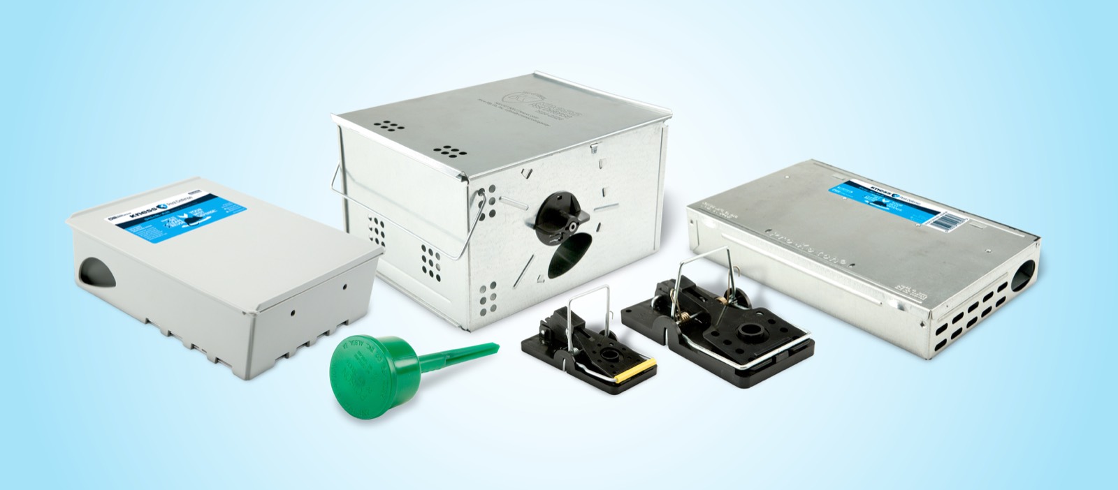 Kness Snap-E ProCover and traps for targeted spring rodent control